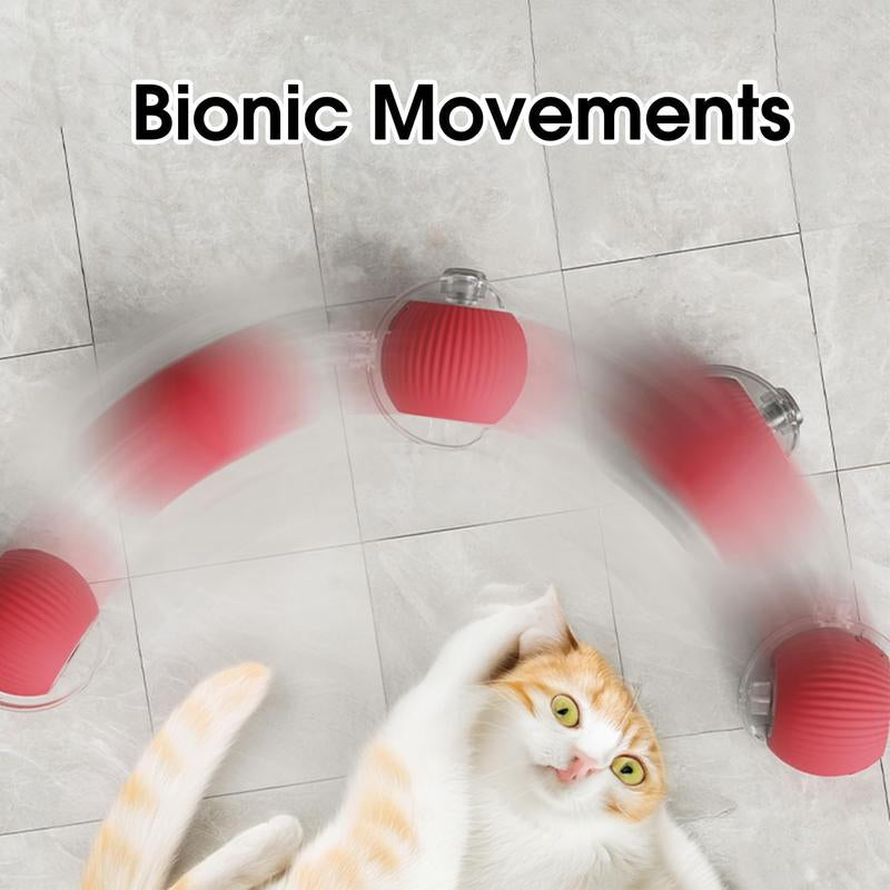 Smart Pet Toys,Gift for Pets, Electric Cat Ball Toy with Rope, Interactive Cat Teaser Toy, Kitten Automatic Rolling Ball Toy, Pet Supplies, Dog & Cat Accessories, Cat Toys, Pet Products