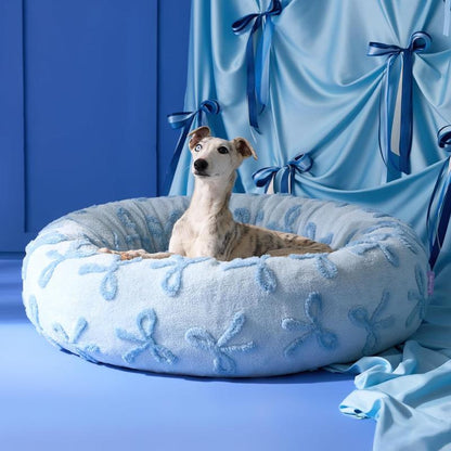Lesure Donut Dog Bed, Cute Calming Bed for Small/Medium/Large Dogs & Cats, Camas Para Perros, Washable, round Pet Bed, Anti-Slip Bottom, Pet Supplies Bedding